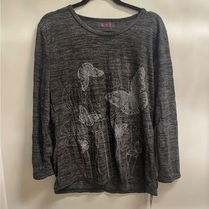 DMJ women’s shirt size M/L long sleeve boho casual